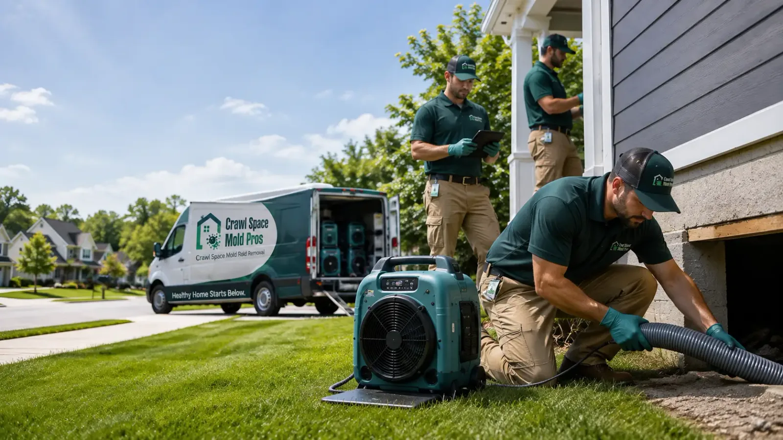 Crawl Space Mold Removal in Clarinda, IA